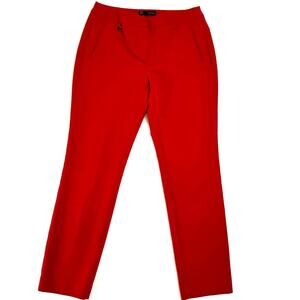 Adrianna Papell red ankle pants size 6